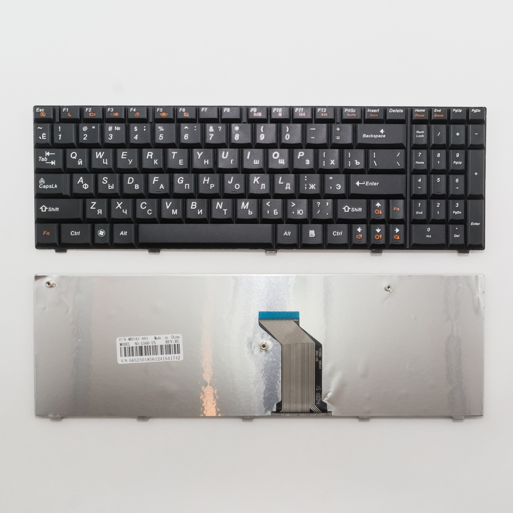 Клавиатура для ноутбука Lenovo G560, G565 черная