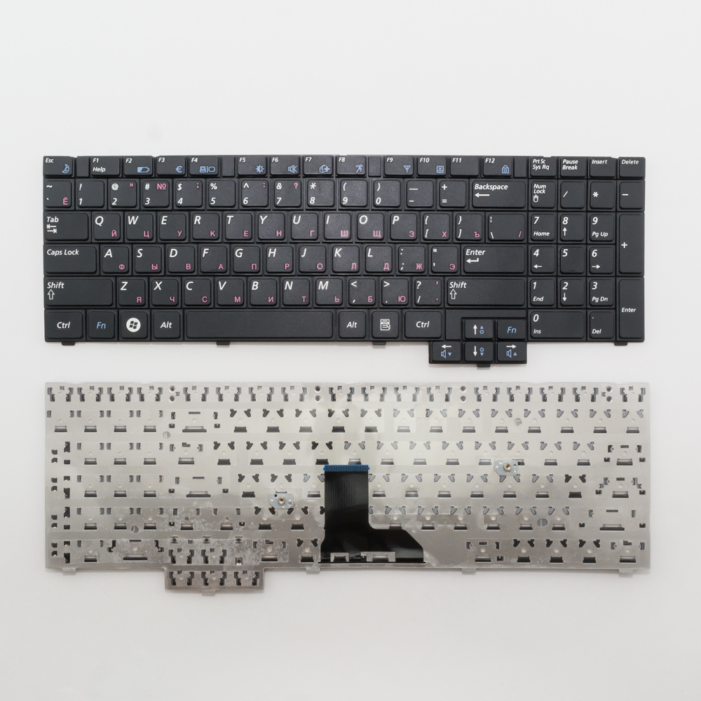 Клавиатура для ноутбука Samsung R525, R528, R530 черная