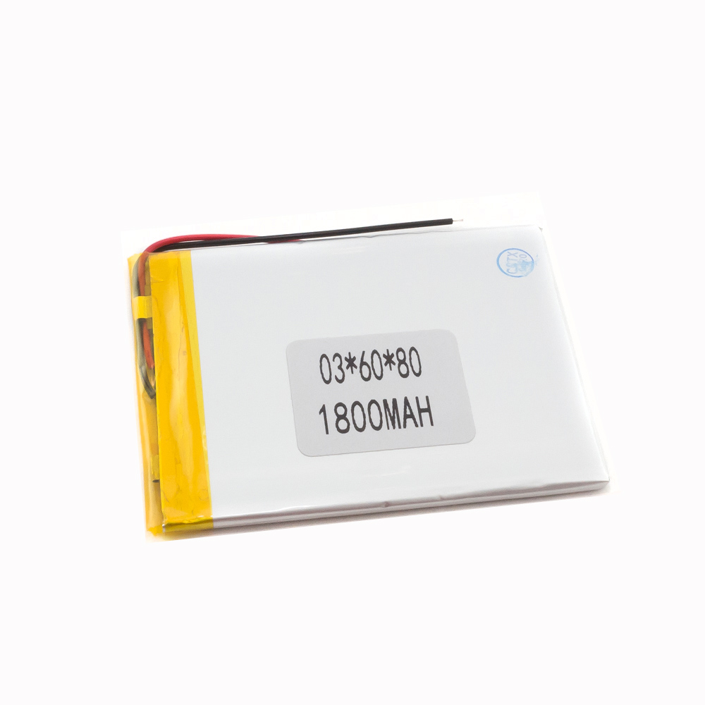 Аккумулятор 3.7v 1700mAh 80x60x3мм (2 pin) Аккумулятор 3.7v 1700mAh 80x60x3мм (2 pin)