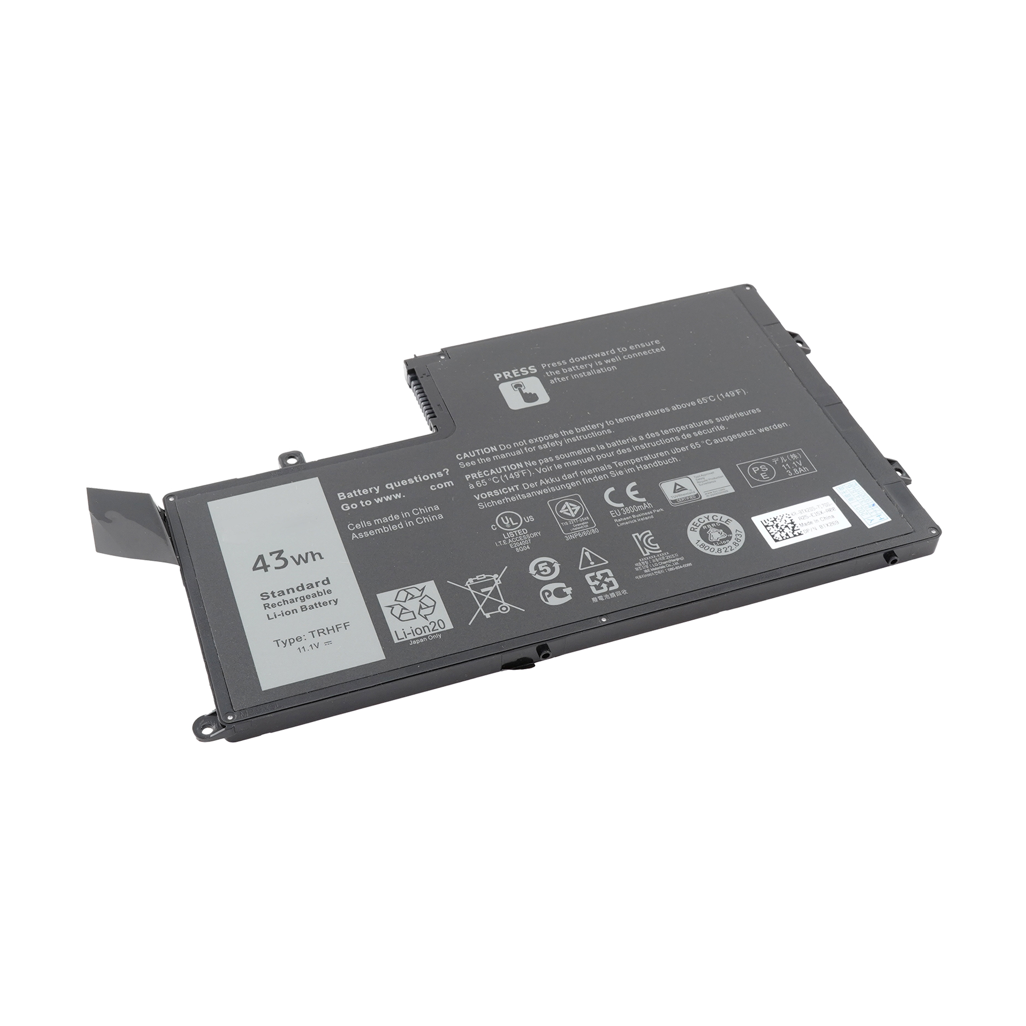 Аккумулятор для ноутбука Dell (TRHFF) Inspiron 15-5547 оригинал