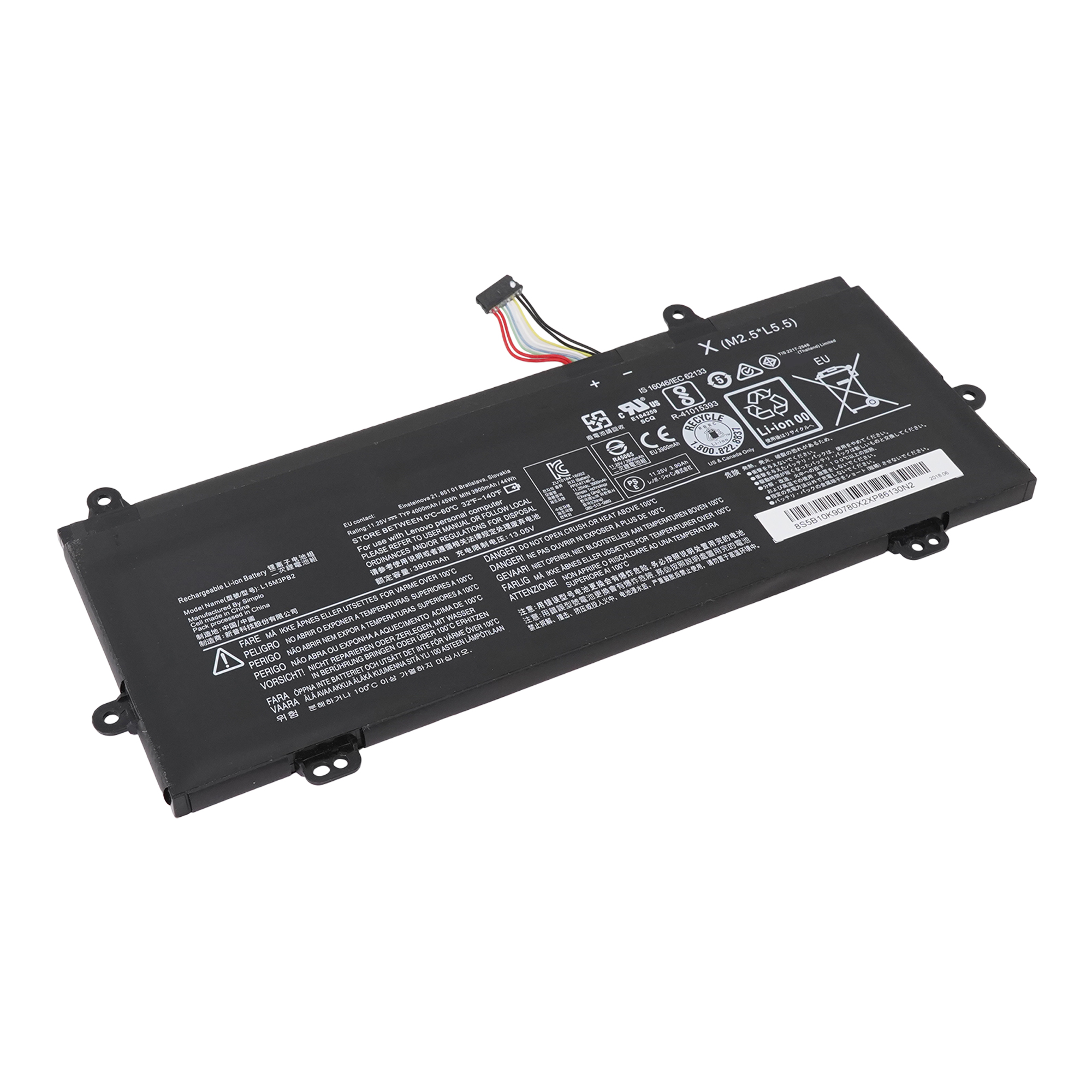 Аккумулятор для ноутбука Lenovo (L15M3PB2) Winbook N22 оригинал Аккумулятор для ноутбука Lenovo (L15M3PB2) Winbook N22 оригинал